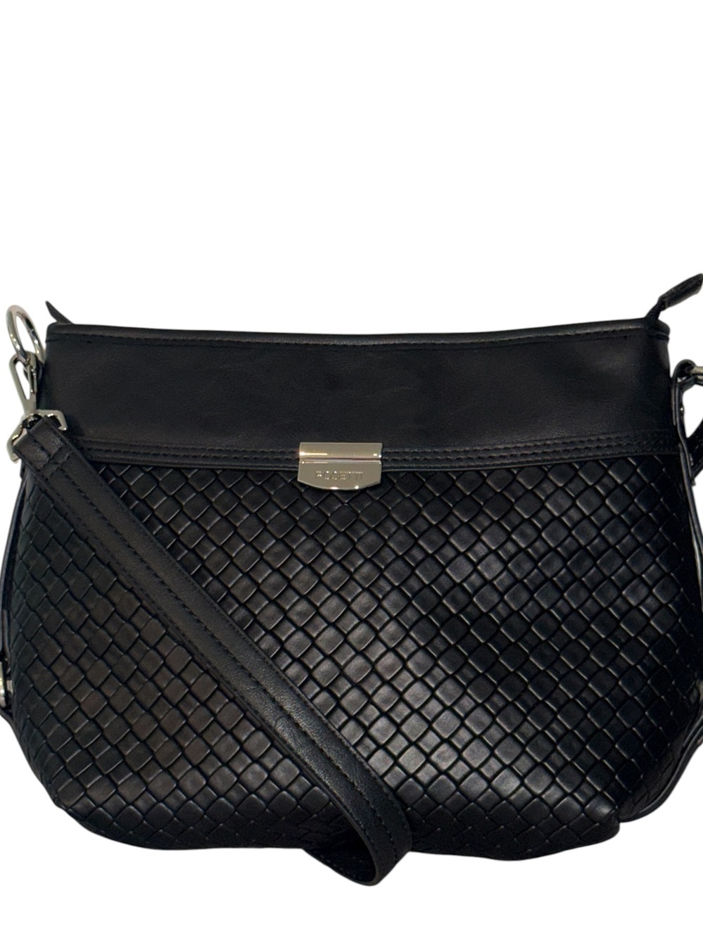 ROSETTI Large X-body/Shoulder Bag with Woven Front Pocket Detail